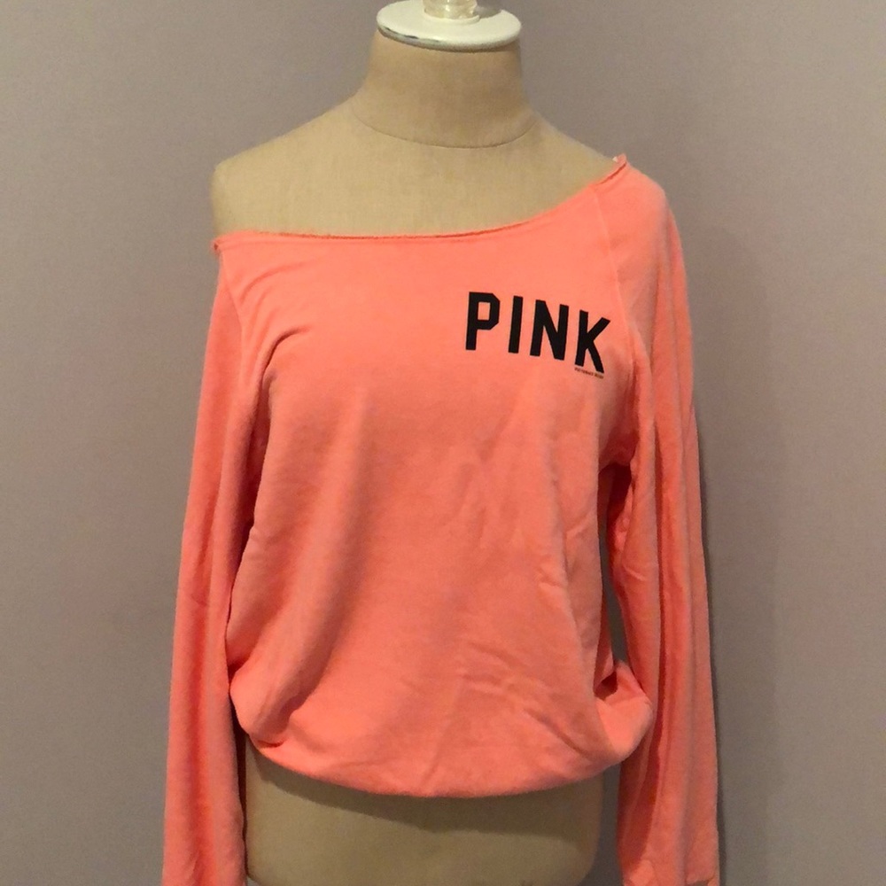 PINK Off the Shoulder Sweater